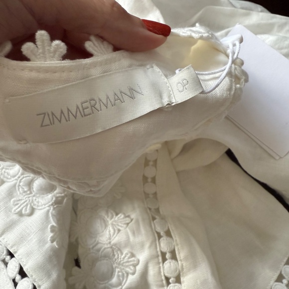White Zimmermann dress 0p - Picture 4 of 7